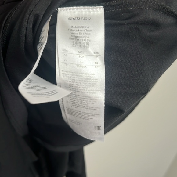 Armani Exchange Maxi body-con dress in black. - Picture 8 of 8